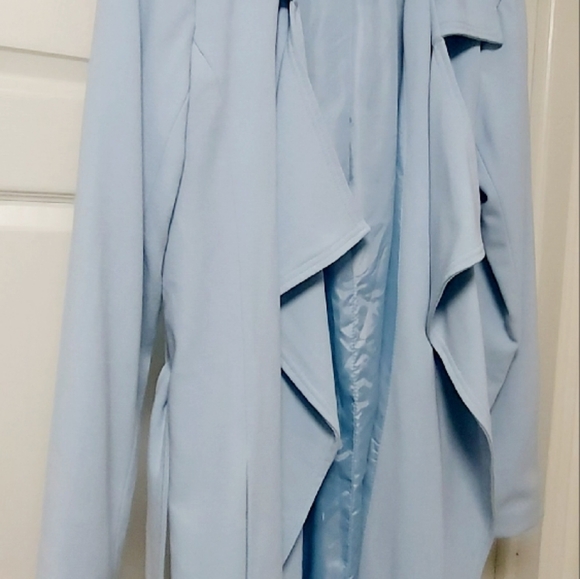 Light Blue Women's Coat - Picture 5 of 6